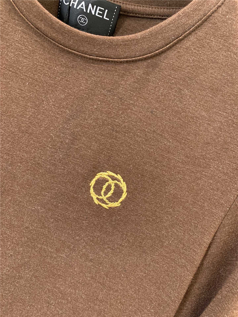 Ch**el long-sleeved t-shirt bottoming shirt replica clothes