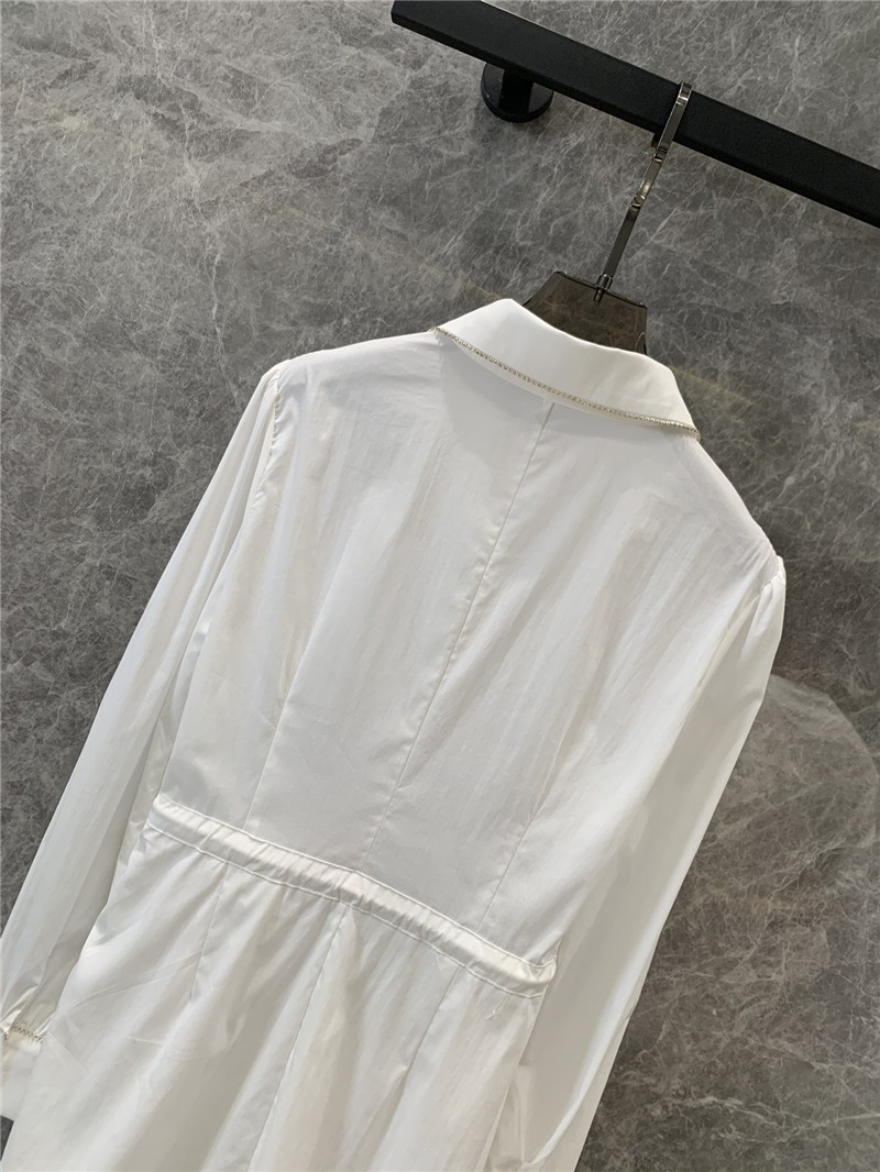 Pra*a shirt style waist dress replica d&g clothing