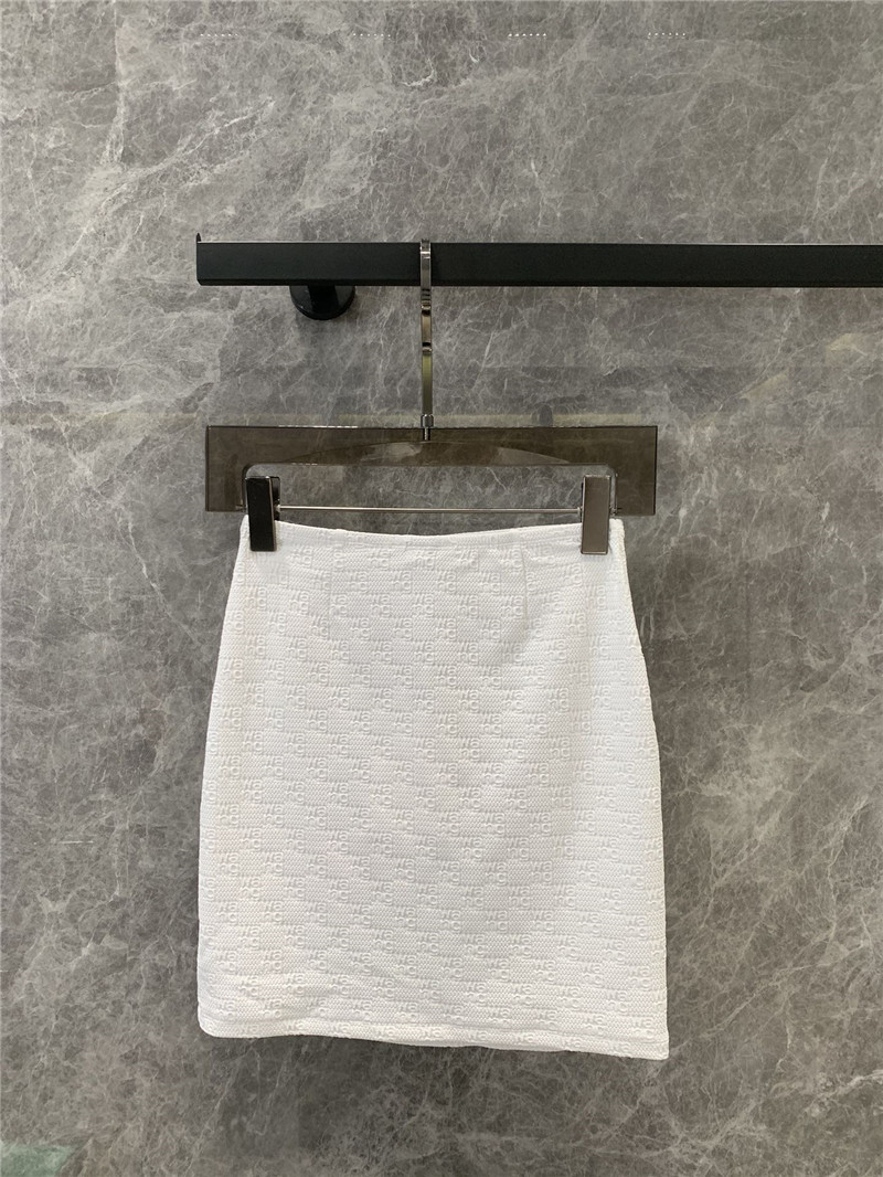 A1exa*der wang logo textured jacquard skirt replica clothing sites