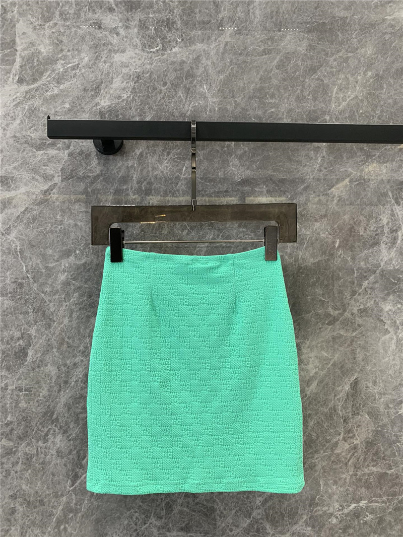 A1exa*der wang logo textured jacquard skirt replica clothing sites