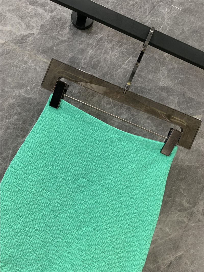 A1exa*der wang logo textured jacquard skirt replica clothing sites