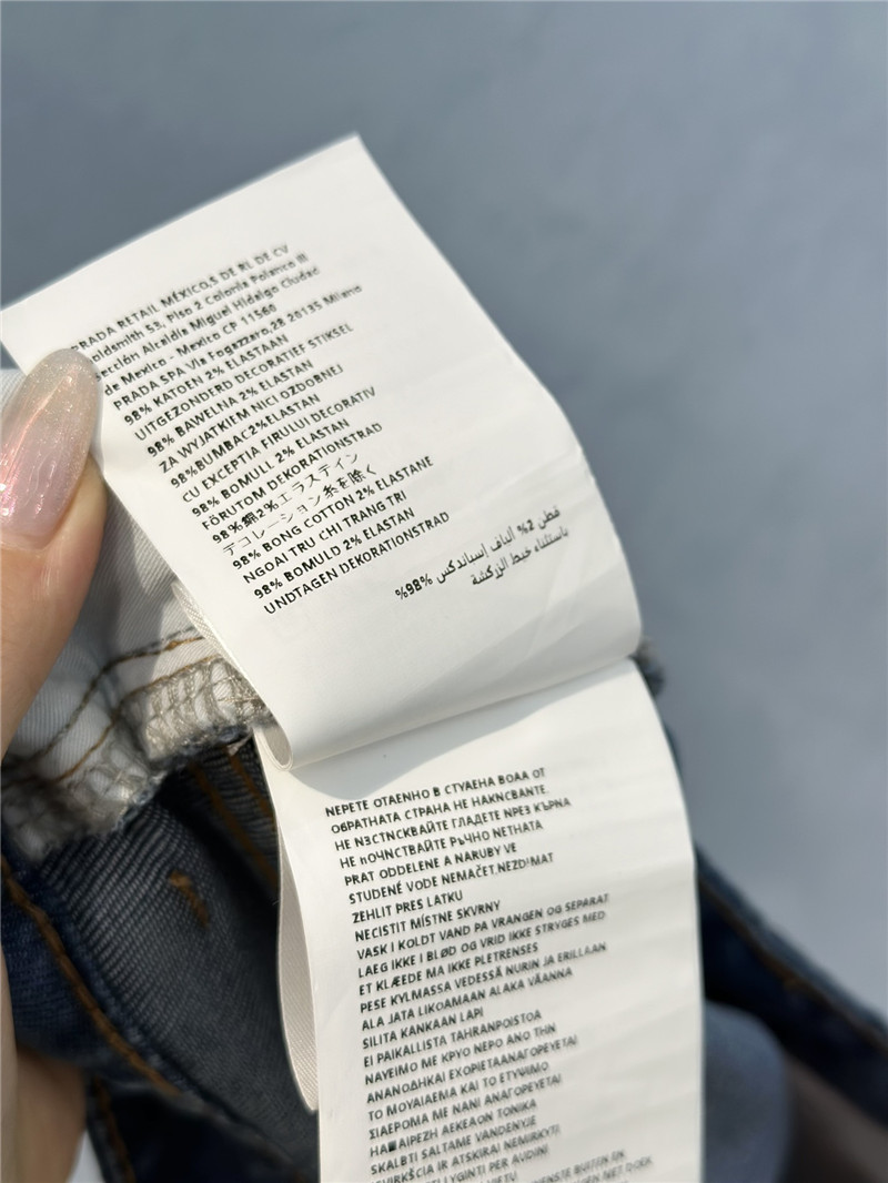 M1um1u mid-low waist straight pants replica d&g clothing