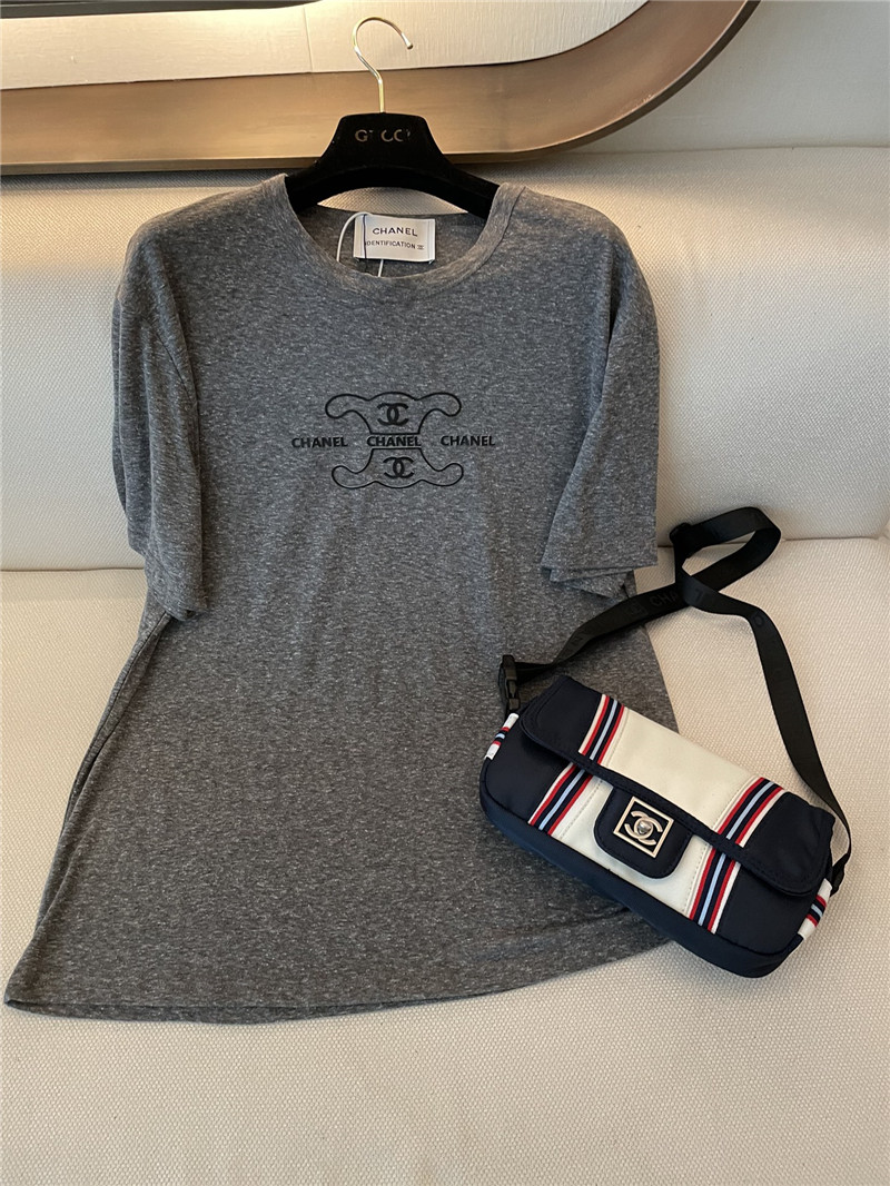 Ce1i*e mid-century grey short-sleeved replica clothing sites