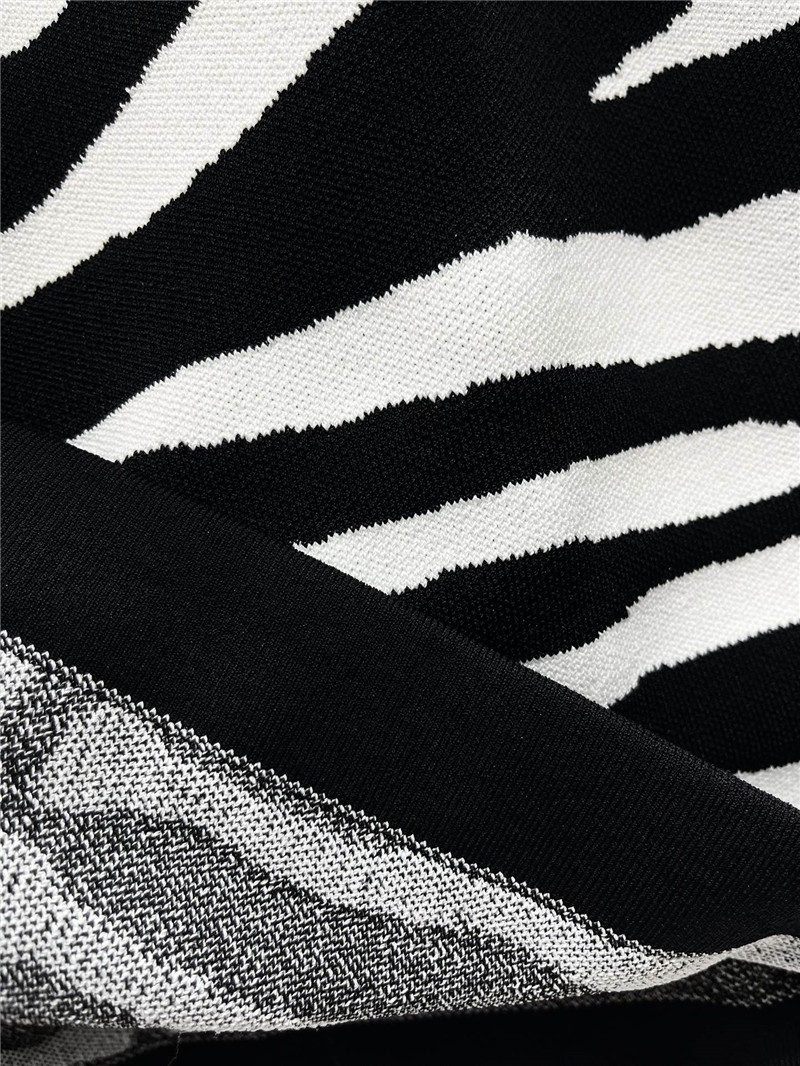 Balmain color block zipper hip skirt replica clothes