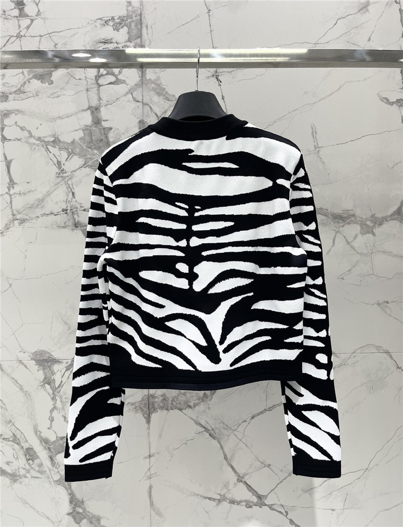 Balmain color block shoulder pad cardigan replica clothing sites
