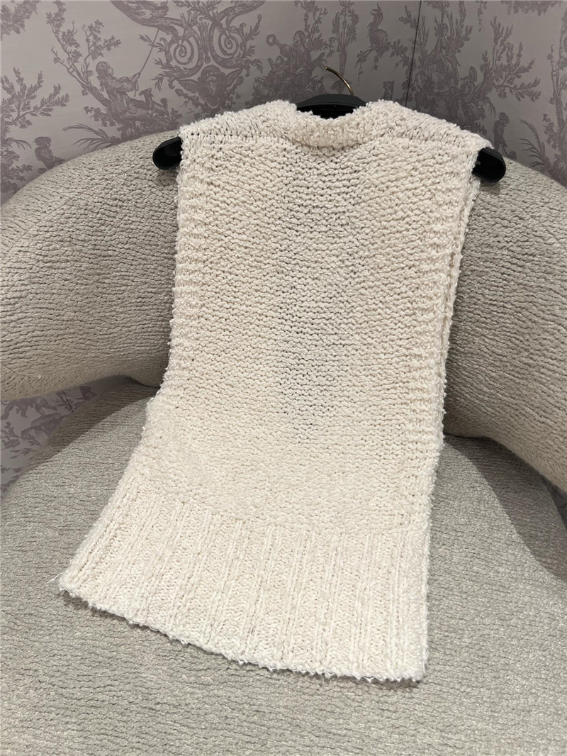 D10r chunky knit sleeveless vest replica d&g clothing