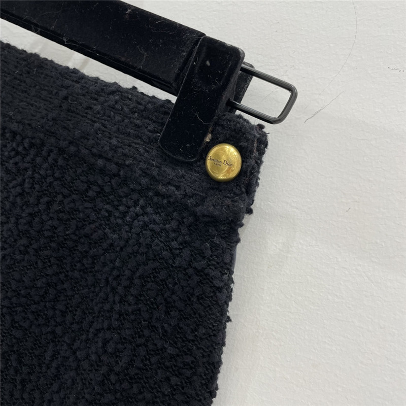 D10r wool pom pom skirt replica d&g clothing