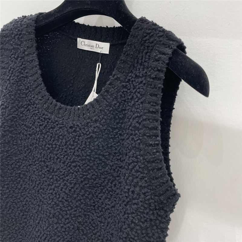 D10r wool pom pom vest replica clothing sites