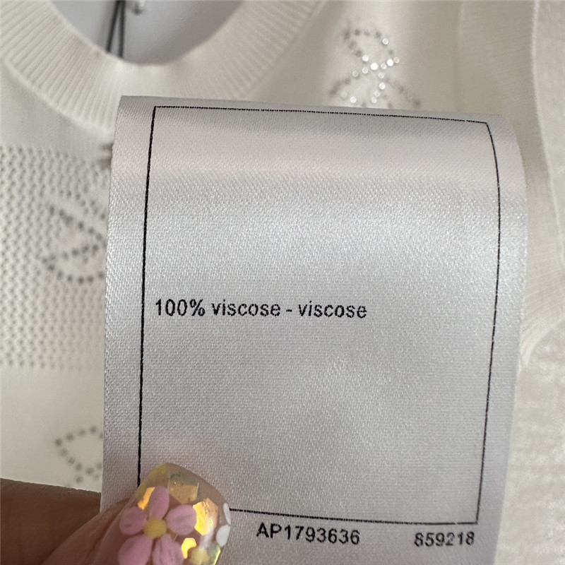 Ch**el bow rhinestone vest replica d&g clothing