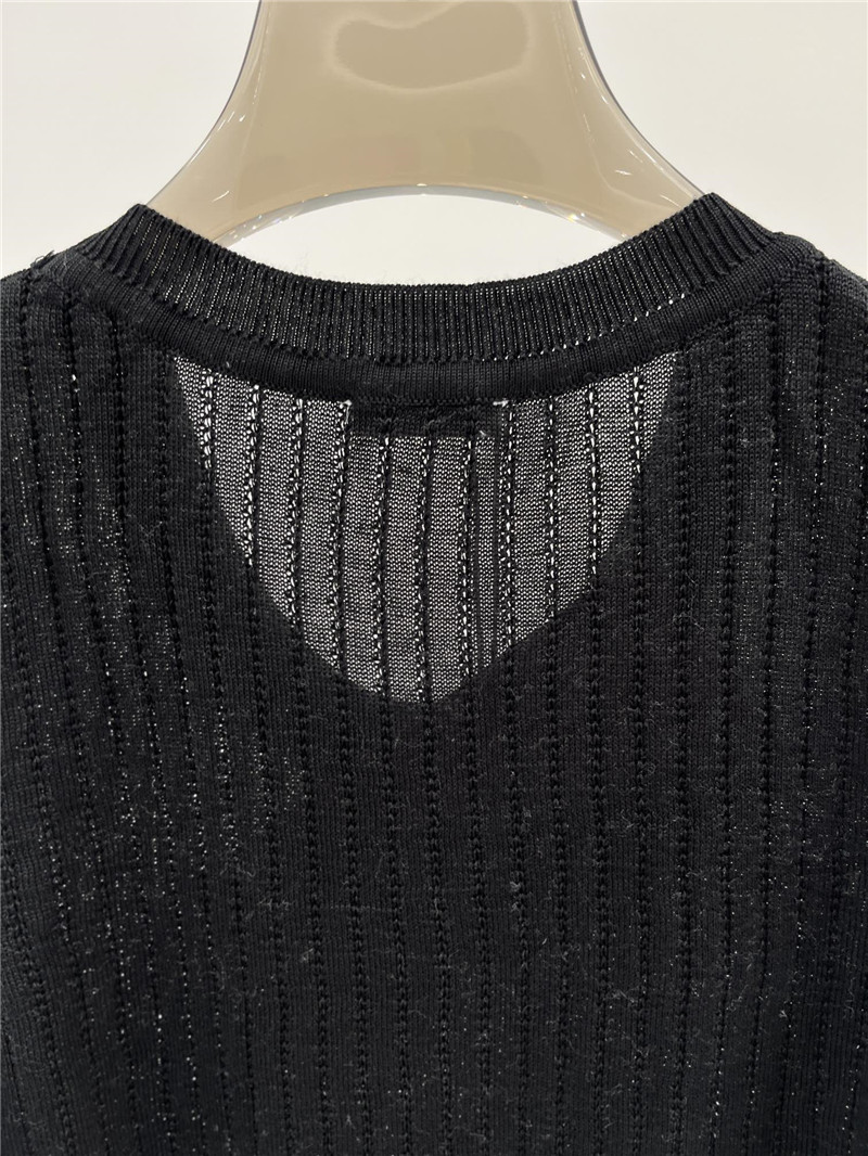 M1um1u letter logo knitted vest replica designer clothes