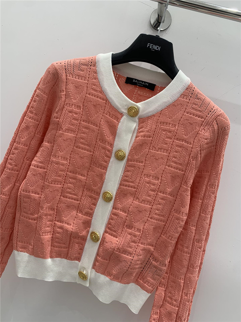 Balmain new knitted cardigan replica d&g clothing