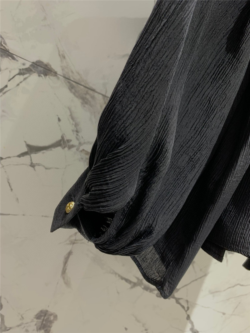 Balmain new loose-fitting cupro shirt replica clothes