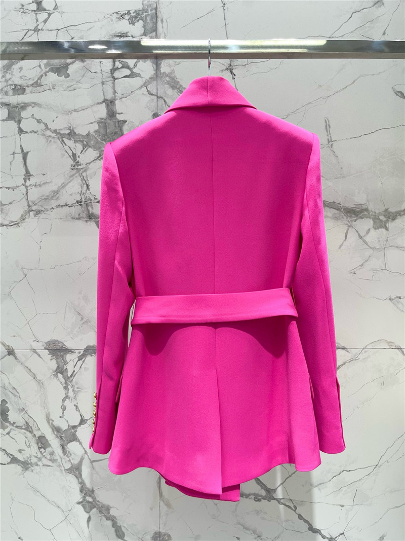 Balmain double-breasted gold buttoned suit replica clothing