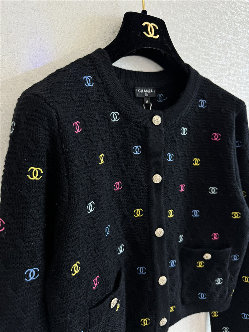 Ch**el crew neck cardigan replica d&g clothing