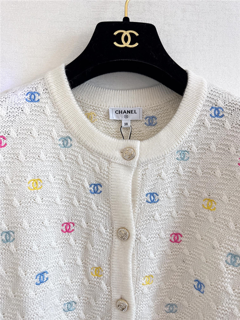 Ch**el crew neck cardigan replica d&g clothing