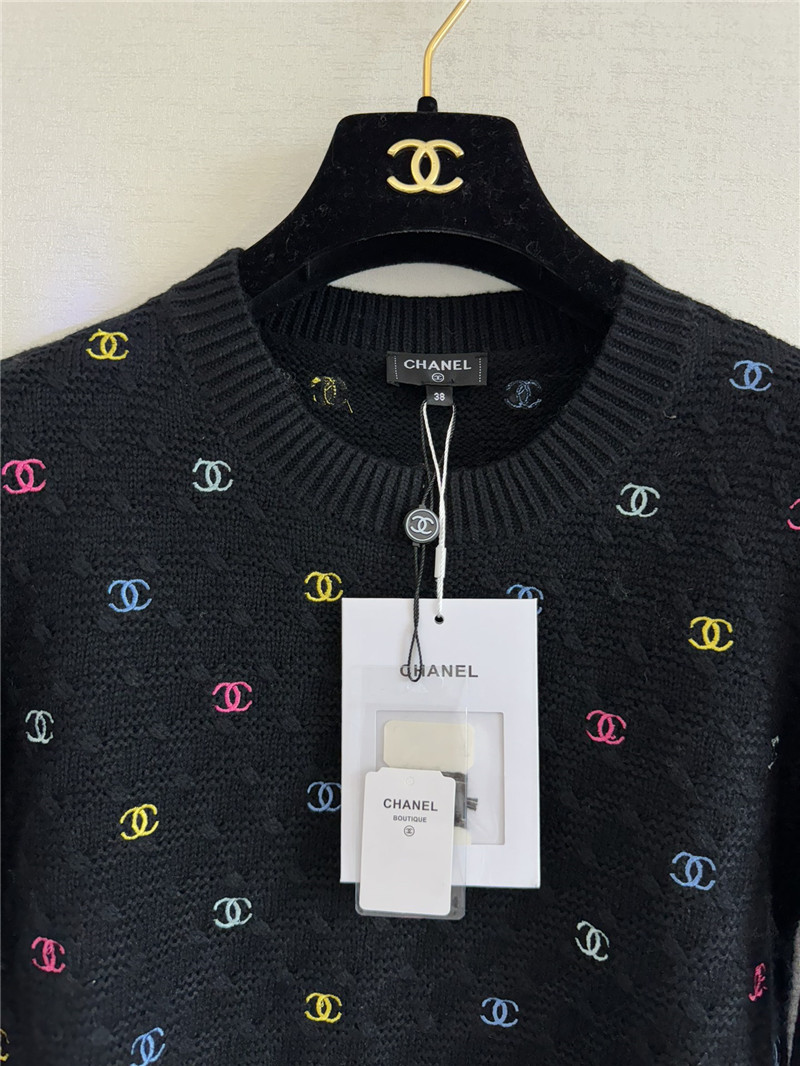 Ch**el round neck long sleeve replica designer clothes