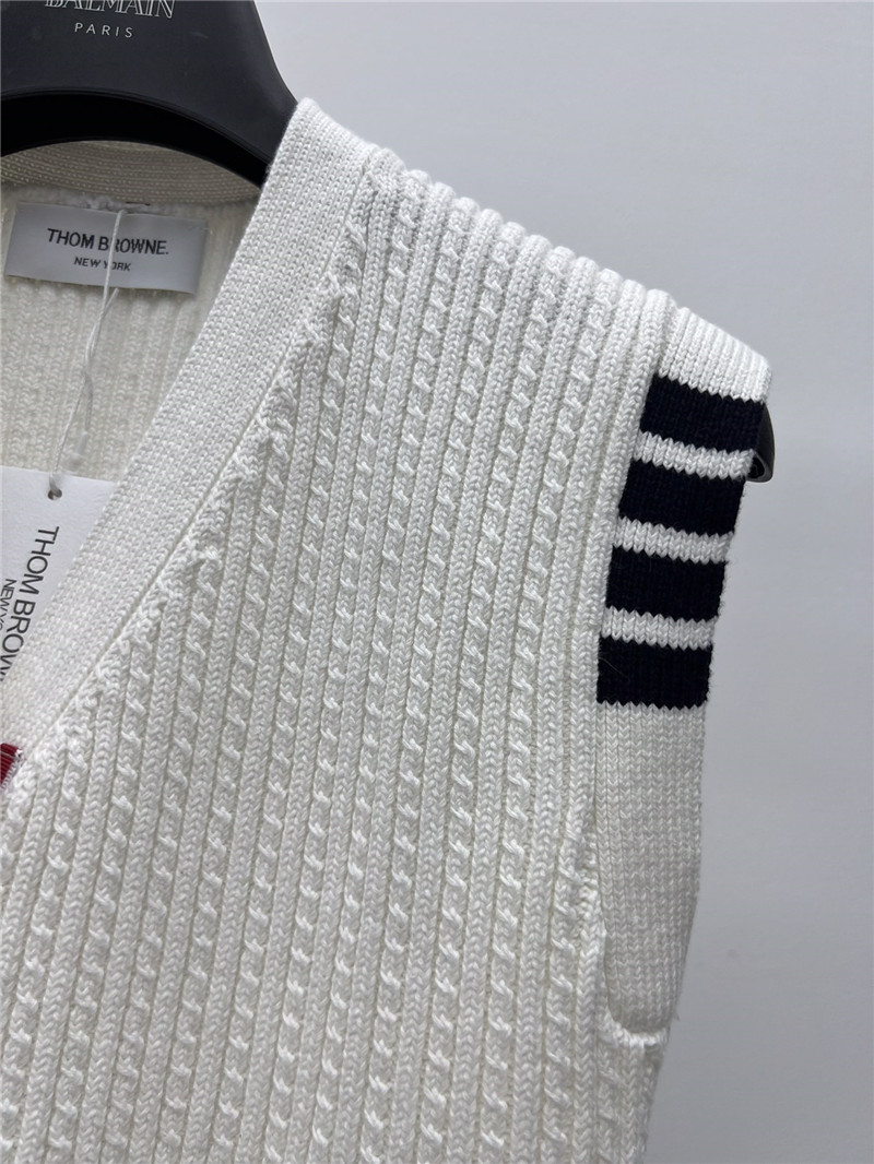 Thom browne V-neck vest replica clothing sites