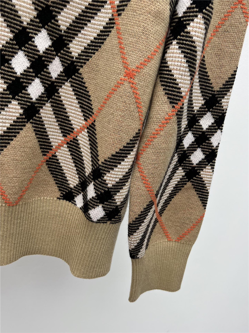 Bv*b*rry check pullover sweater replica clothing sites