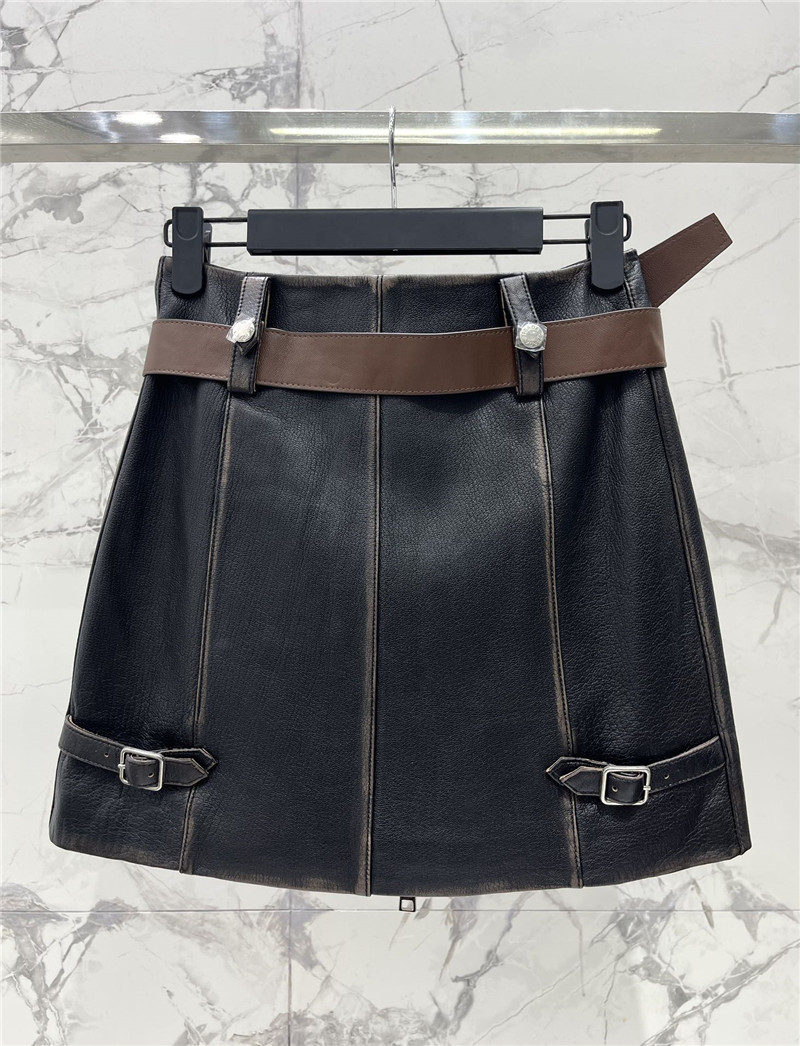 Pra*a women’s patch pocket mini skirt replica clothing sites
