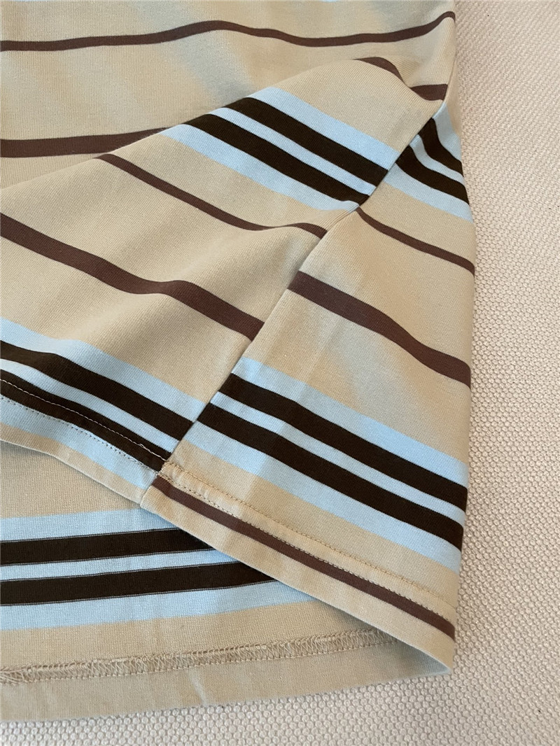 Ch**el new striped t-shirt cheap replica designer clothes