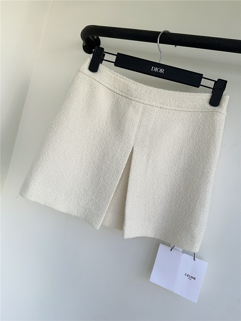Ce1i*e wool tweed skirt replica d&g clothing