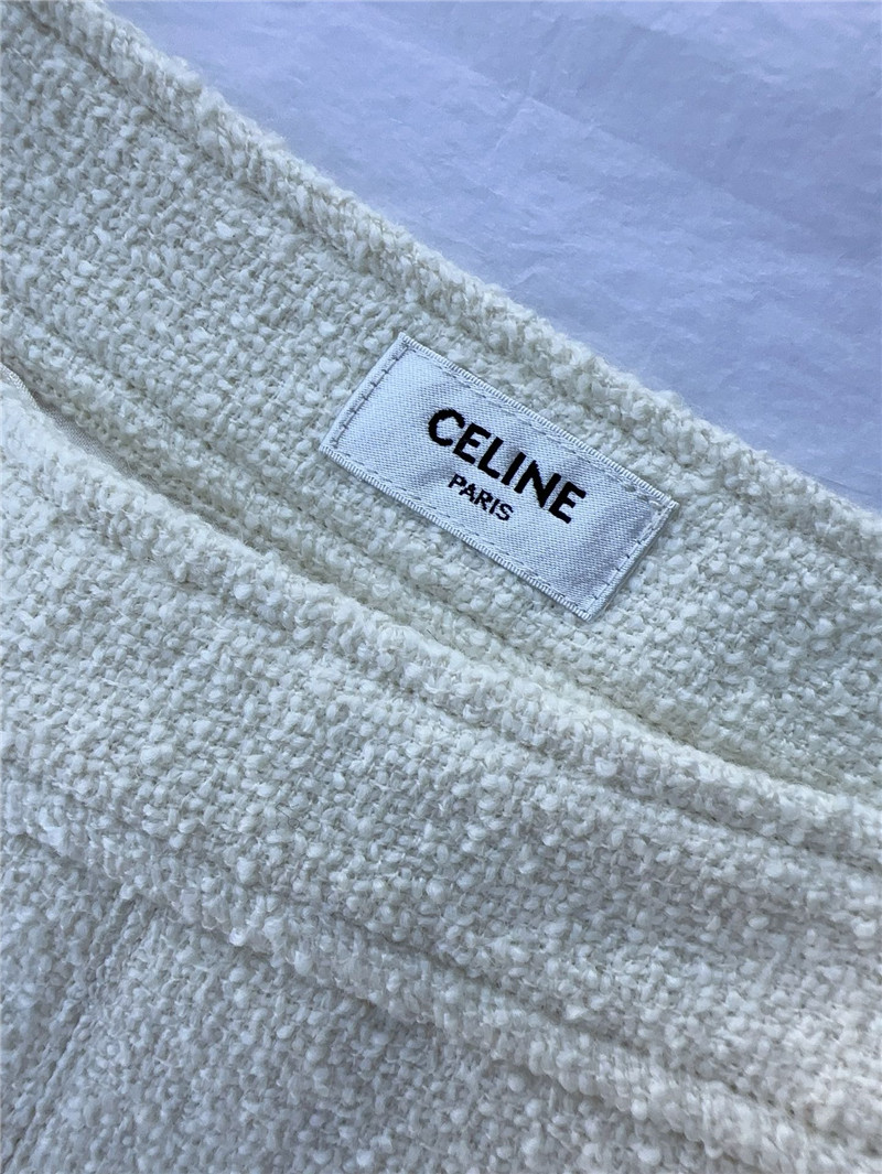 Ce1i*e wool tweed skirt replica d&g clothing