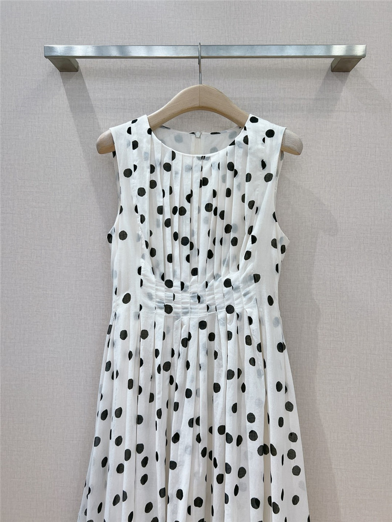 Vanitoo romantic polka dot print dress replicas clothes