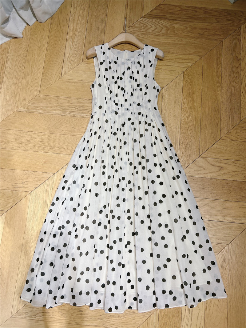 Vanitoo romantic polka dot print dress replicas clothes