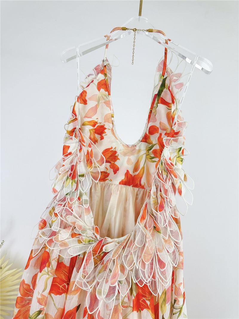 zimm U-line long dress replica d&g clothing