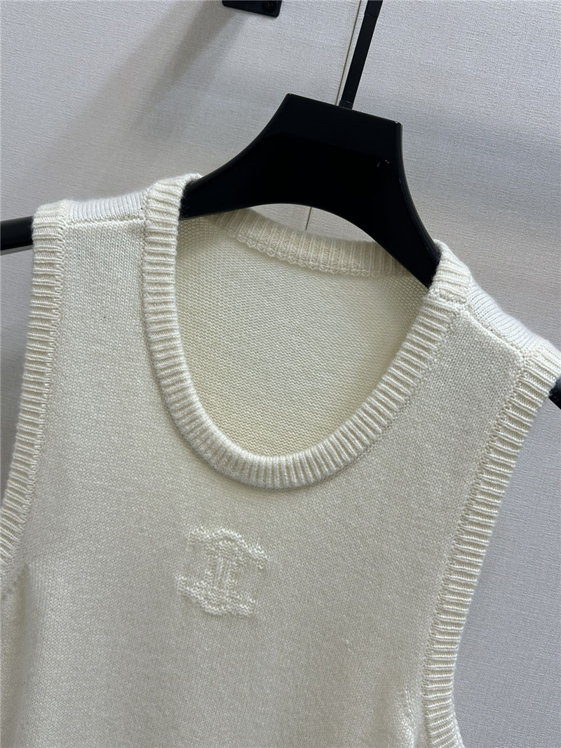 Ce1i*e arc de triomphe knitted vest replica clothes