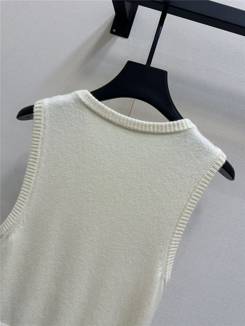 Ce1i*e arc de triomphe knitted vest replica clothes