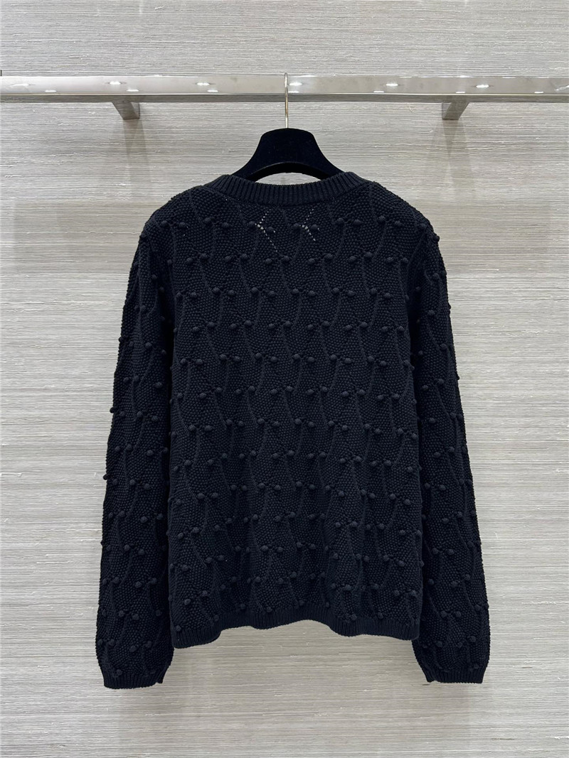 Vanitoo jacquard crochet knitted suit replica clothes