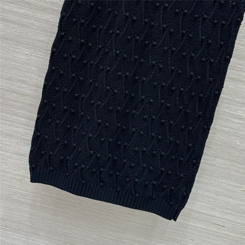 Vanitoo jacquard crochet knitted suit replica clothes