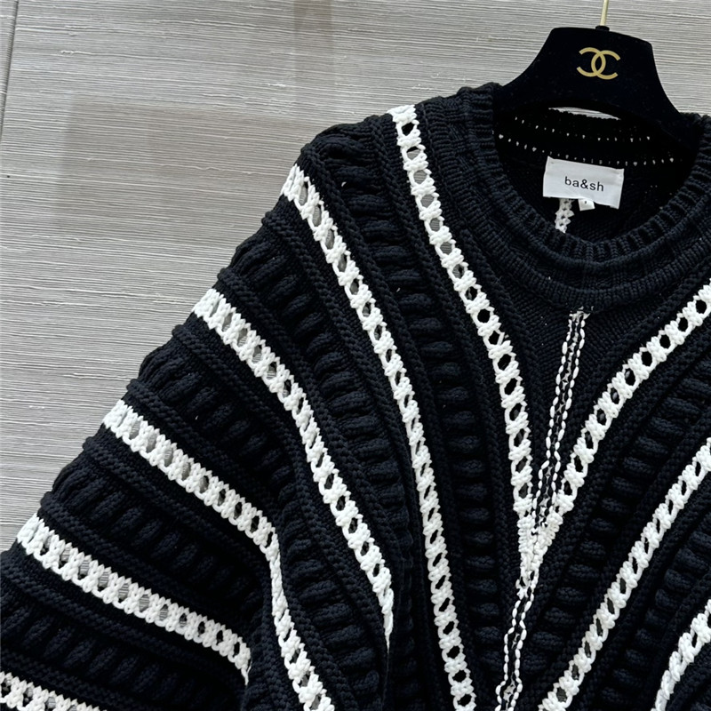 Ba&sh striped lazy sweater replica d&g clothing