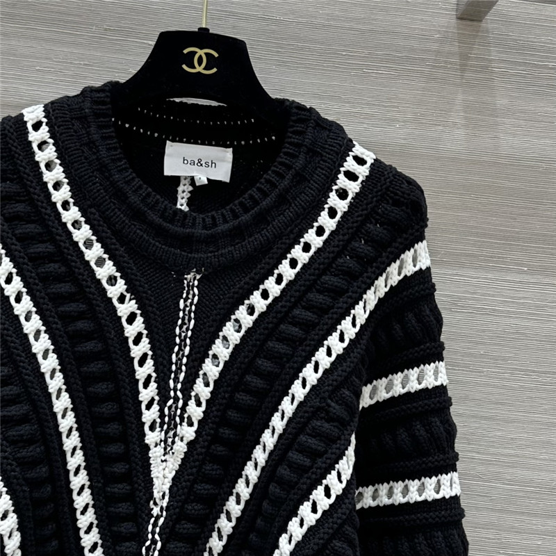Ba&sh striped lazy sweater replica d&g clothing