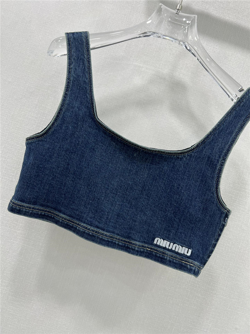 M1um1u layered vest replica d&g clothing