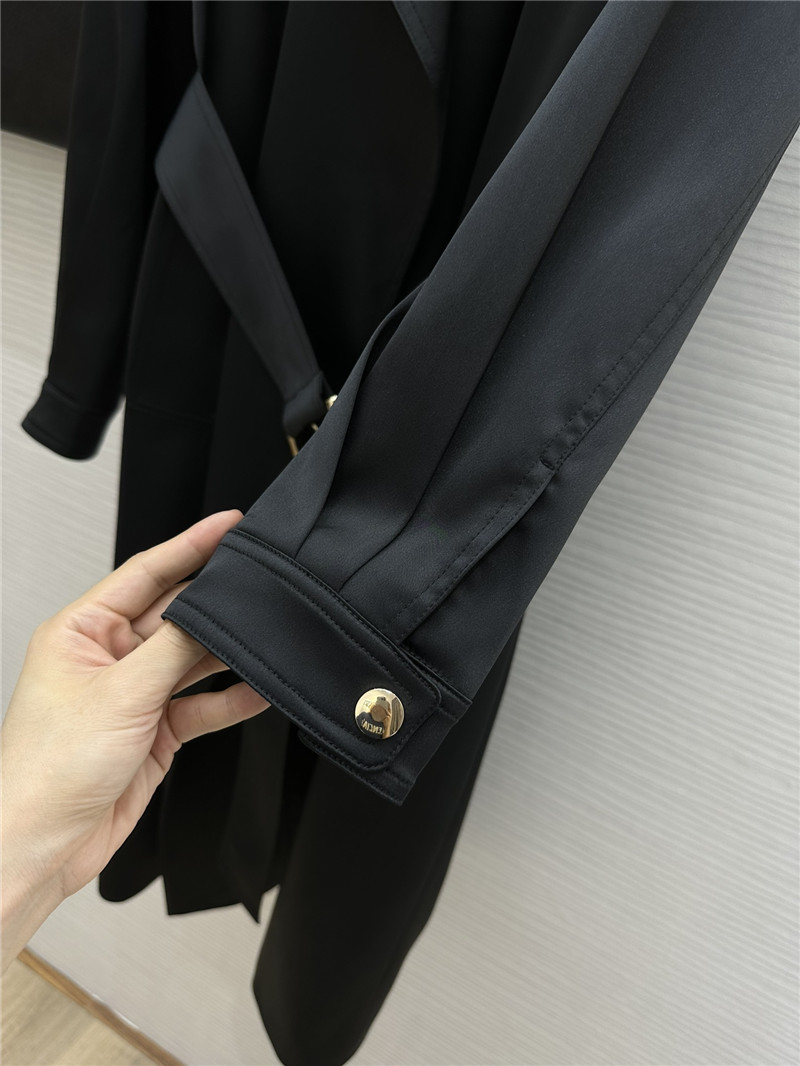 Y51 matte silhouette long trench coat replica d&g clothing
