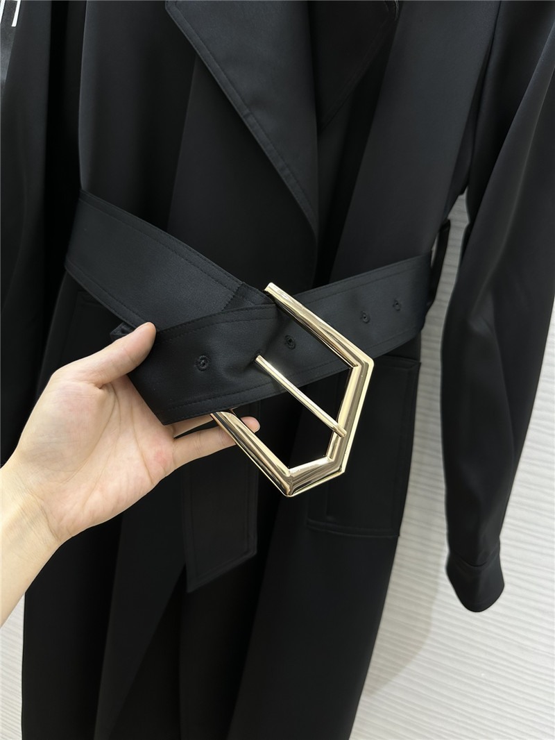 Y51 matte silhouette long trench coat replica d&g clothing