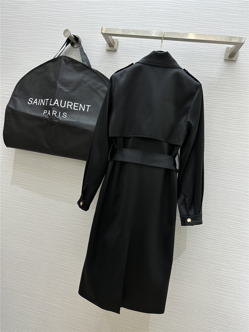 Y51 matte silhouette long trench coat replica d&g clothing
