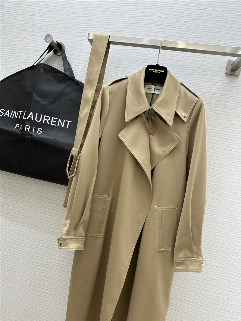 Y51 matte silhouette long trench coat replica d&g clothing
