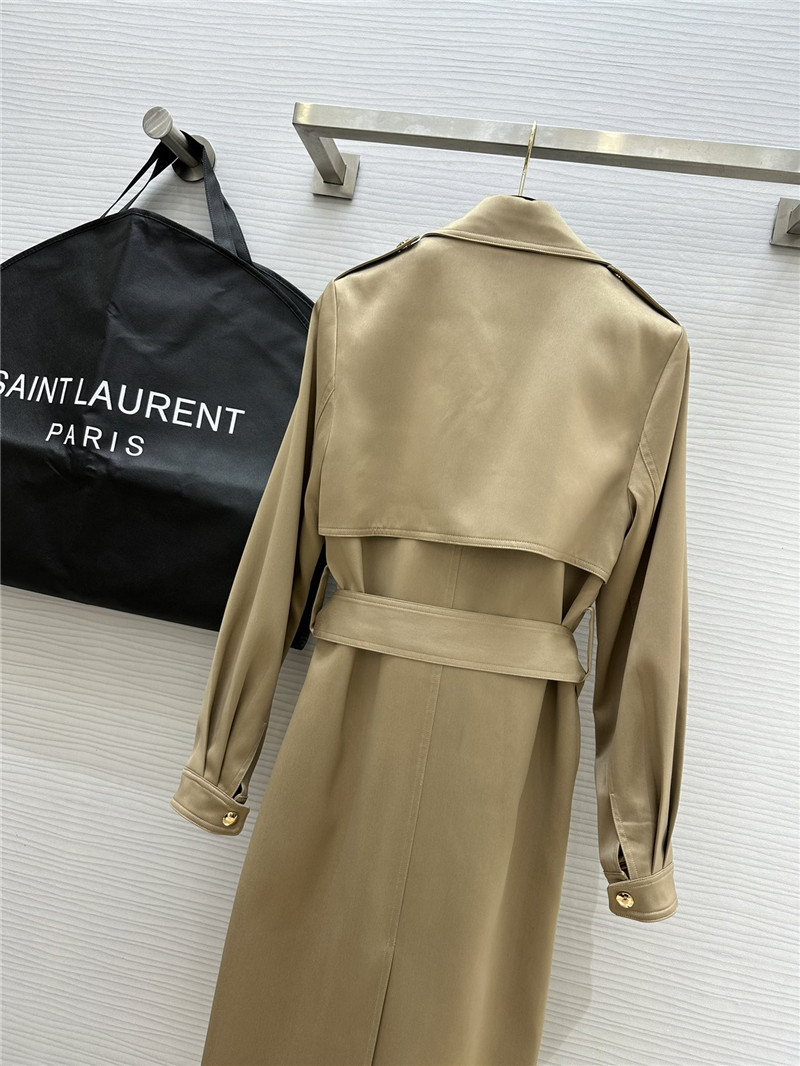 Y51 matte silhouette long trench coat replica d&g clothing