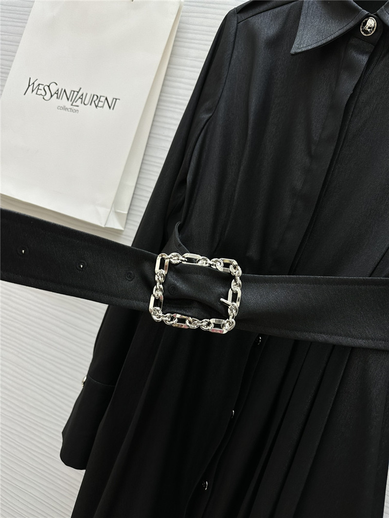 Y51 long sleeve trench dress replica d&g clothing