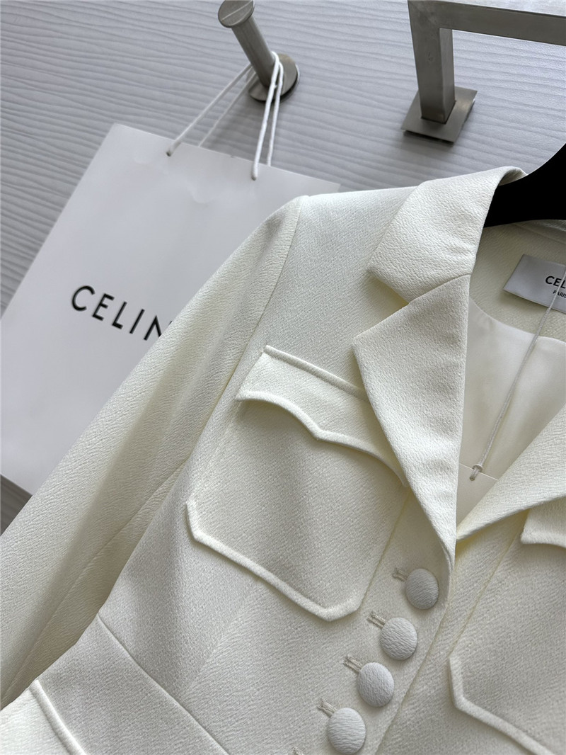 Ce1i*e high-end suit jacket + skirt set replica designer clothes