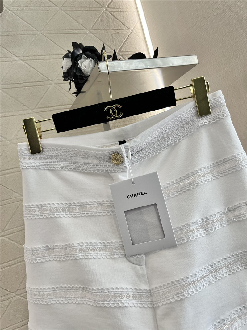 Ch**el heavy double c lace shorts replica clothes