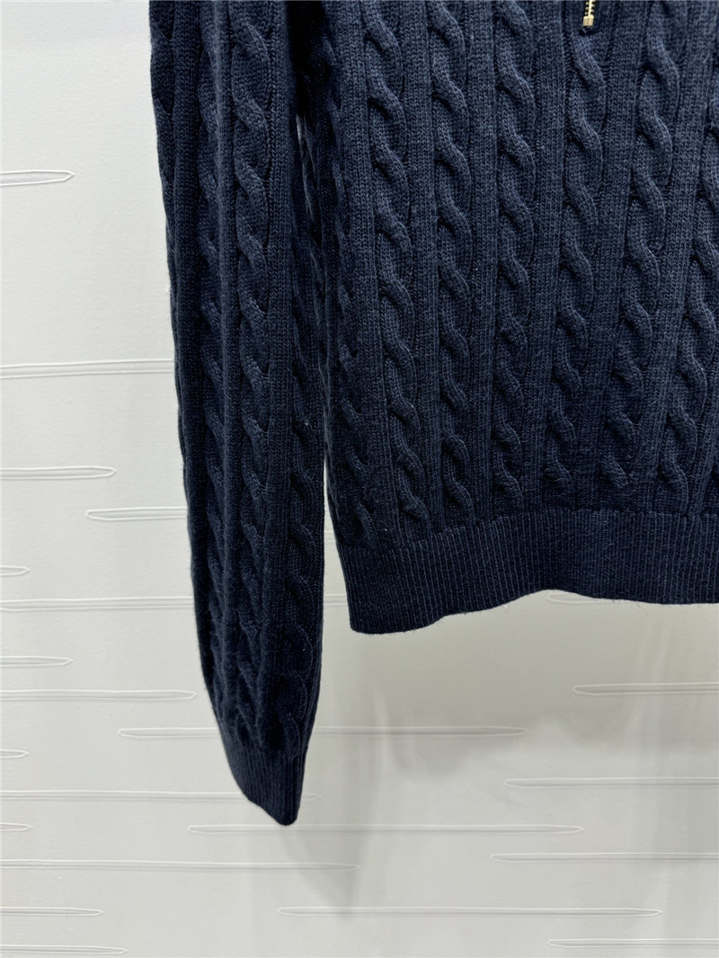 L0ew* lapel long sleeve top replica clothing