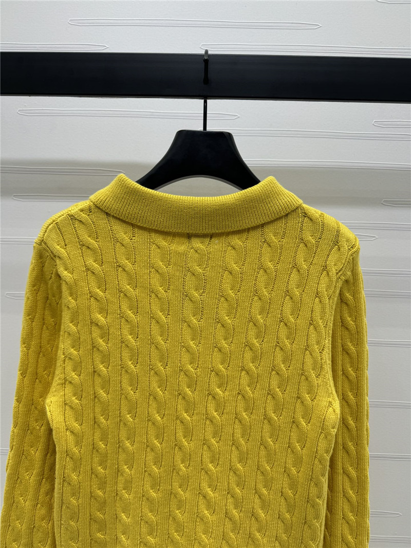 L0ew* lapel long sleeve top replica clothing