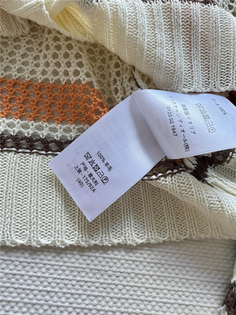 D10r v neck color block cardigan replica designer clothes