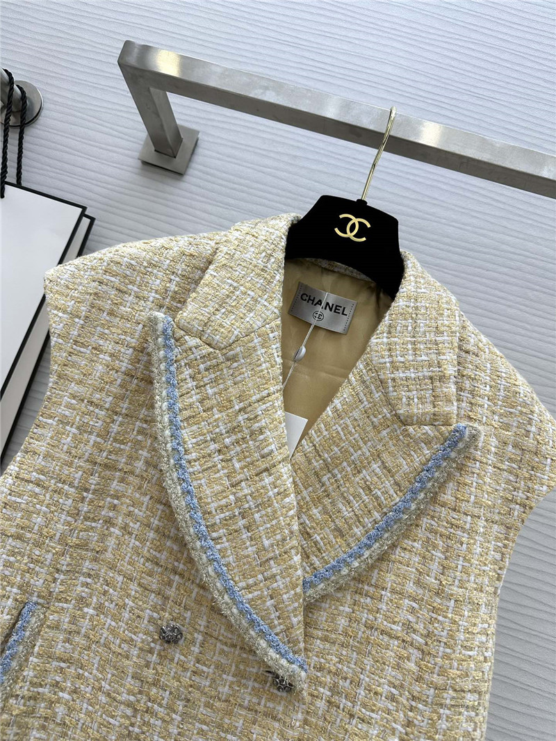 Ch**el new woven vest replica d&g clothing