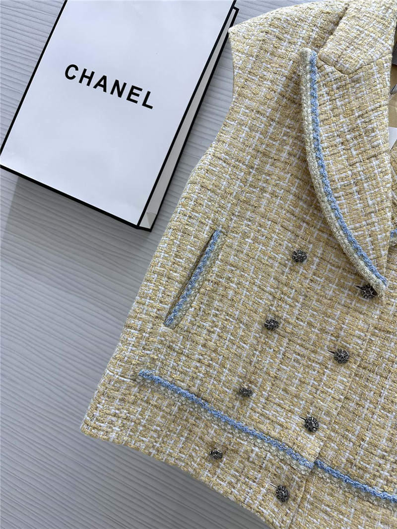 Ch**el new woven vest replica d&g clothing