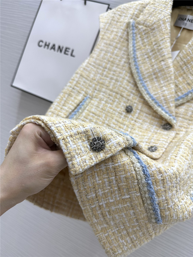 Ch**el new woven vest replica d&g clothing